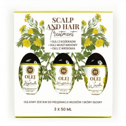 Zestaw Olejów: Scalp and Hair Tratement
